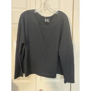 H by Bordeaux Women's Waffle Top Size M